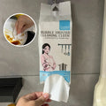 Hanging Kitchen Paper Towel Holder with Disposable Pull Out Towels for Home UseCloths, Reusable & Convenient