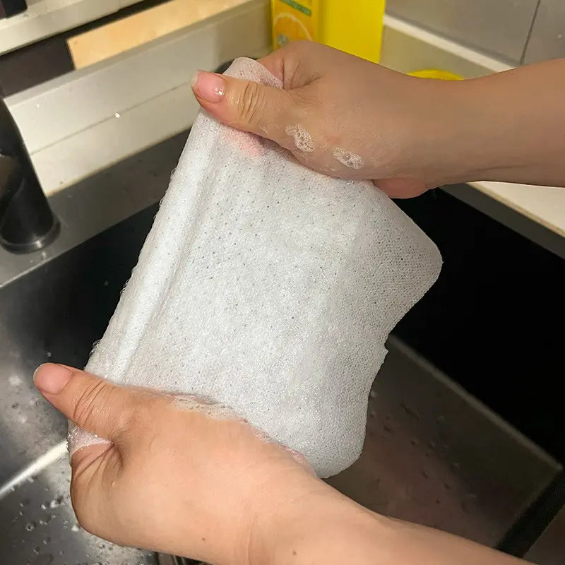 Hanging Kitchen Paper Towel Holder with Disposable Pull Out Towels for Home UseCloths, Reusable & Convenient